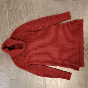 Red Cowl Neck Sweater